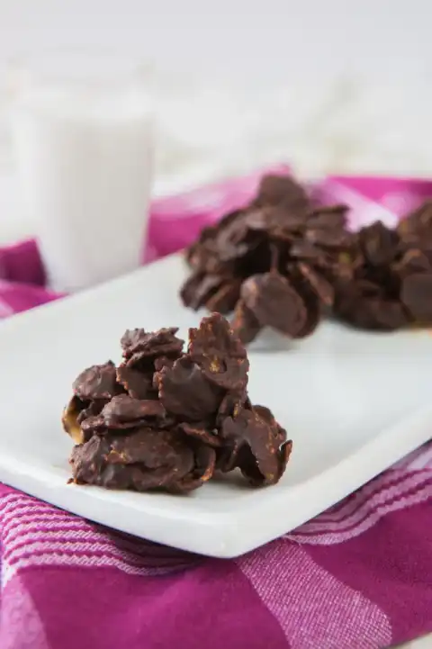 Roses des sables au chocolat faciles