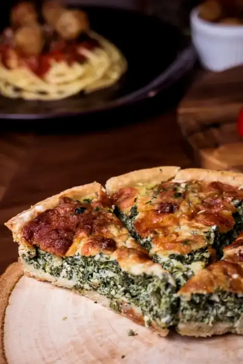Tarte à l'ail des ours