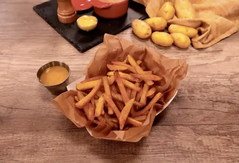 Sauce chinoise et frites maison au four
