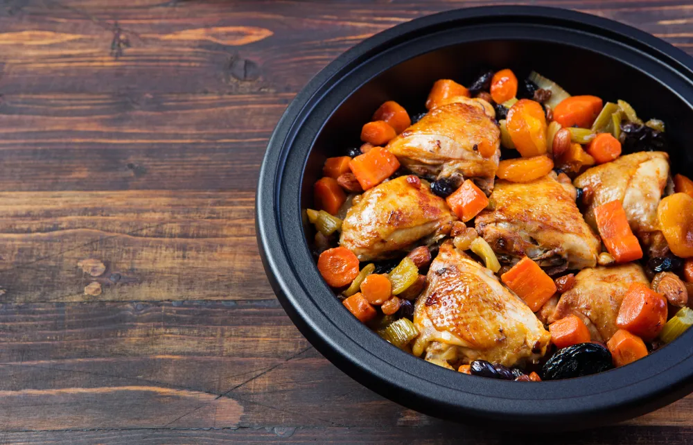 Tajine de poulet à la marocaine au Cookeo