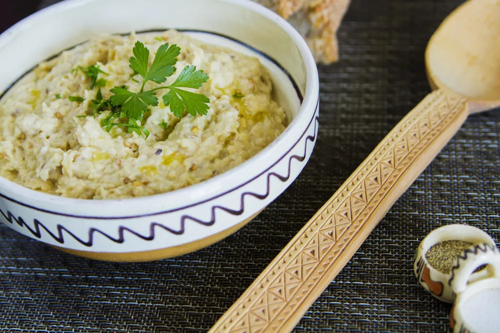 Caviar d'aubergines rapide au micro-ondes