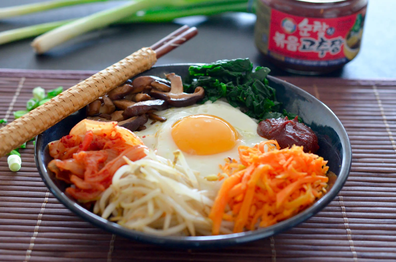 Bibimbap végétarien