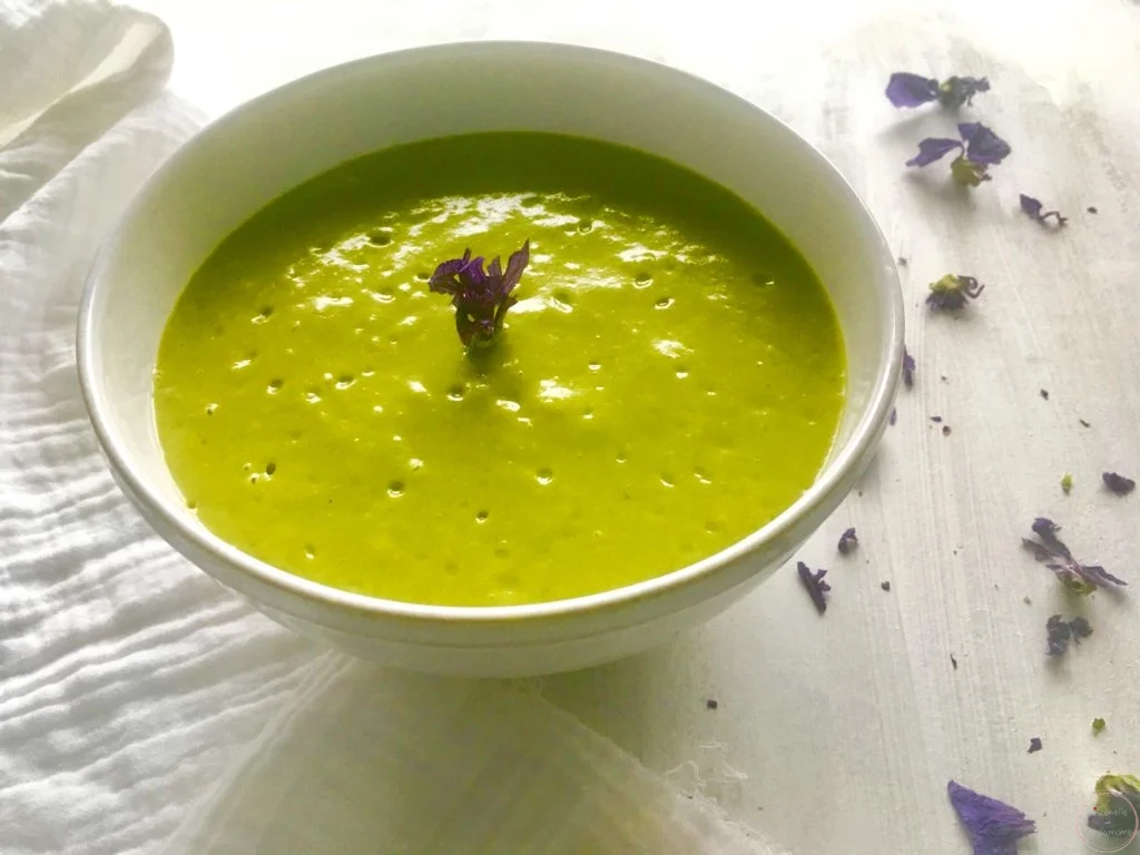 Potage aux fanes de navets