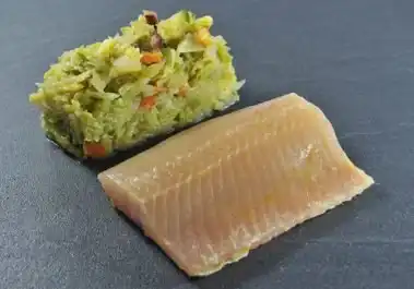 Esturgeon fumé mariné