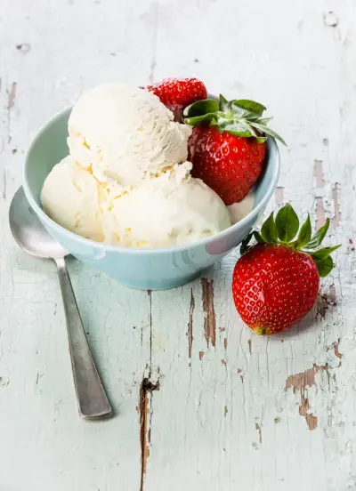 Glace aux meringues