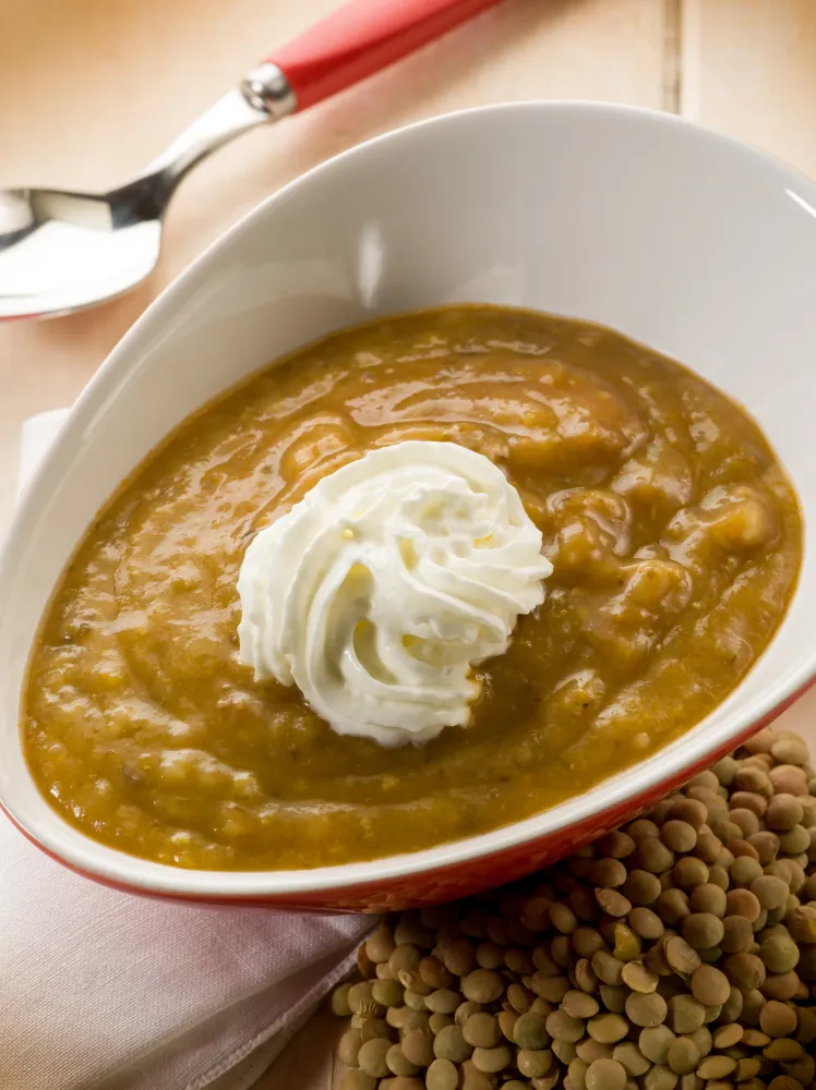 Crème de Lentilles vertes du Puy