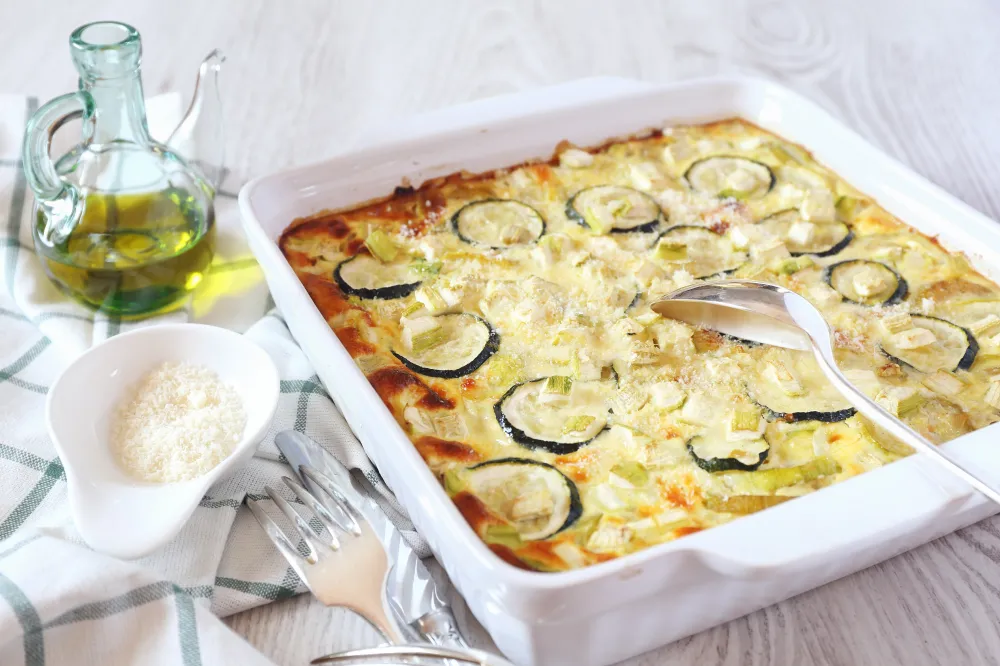 Gratin de courgettes rapide