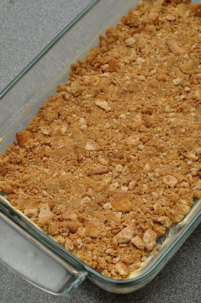 Fond de tarte aux biscuits écrasés