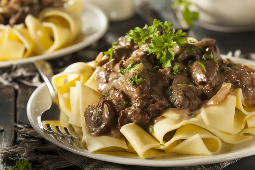 Boeuf Stroganoff