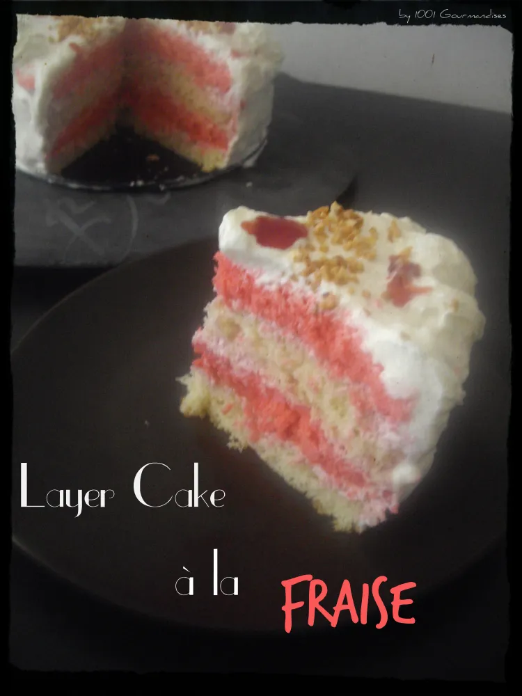 Layer cake à la fraise