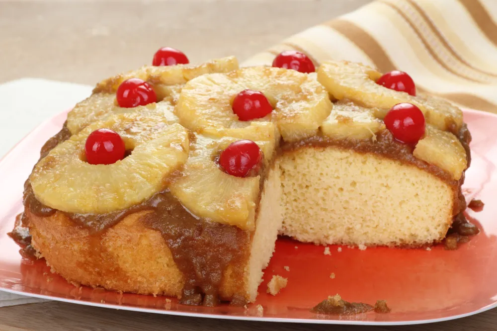 Gâteau à lananas (sans lait, sans blé, sans soja, sans gluten)