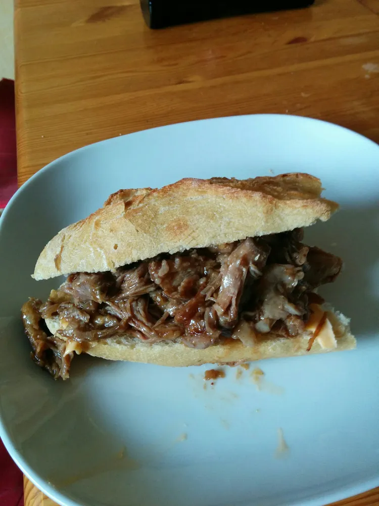 Porc effiloché (US pulled pork )