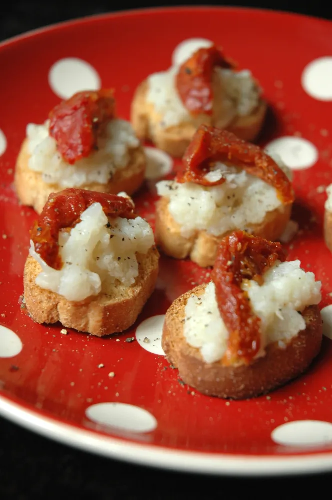 Crostini au chou fleur