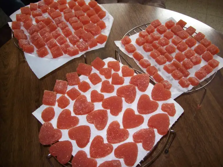 Pâte de fruits aux pommes et coing