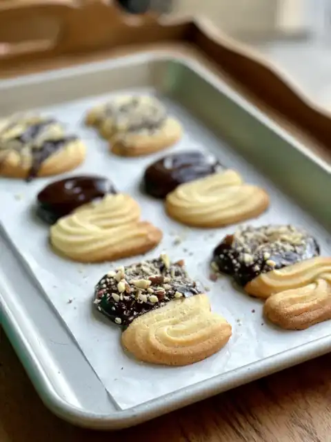 Les biscuits spritz (sablés viennois) de William