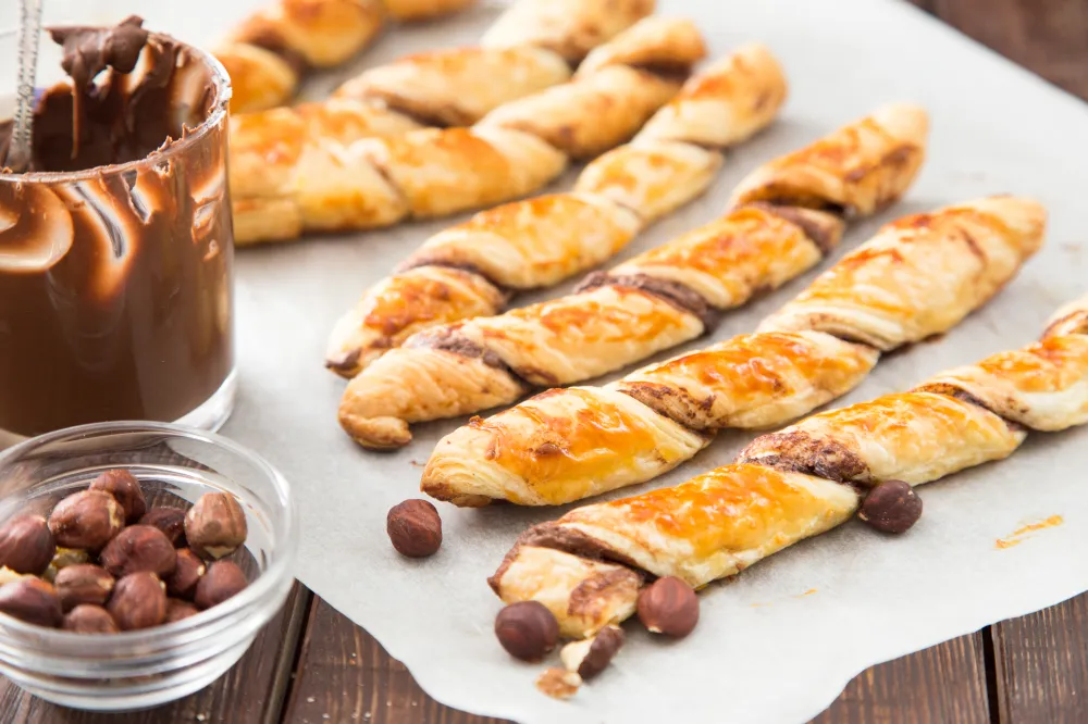 Torsades feuilletées au chocolat