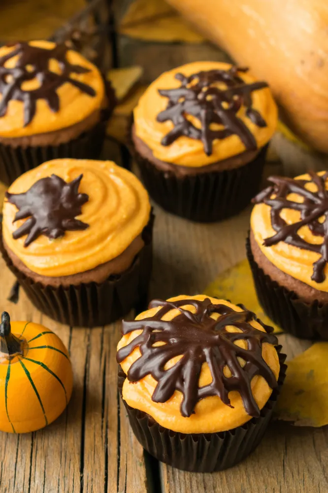 Cupcake Halloween au chocolat