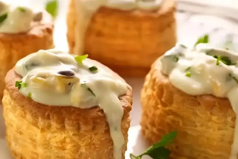 Vol-au-vent de moules savoureuses