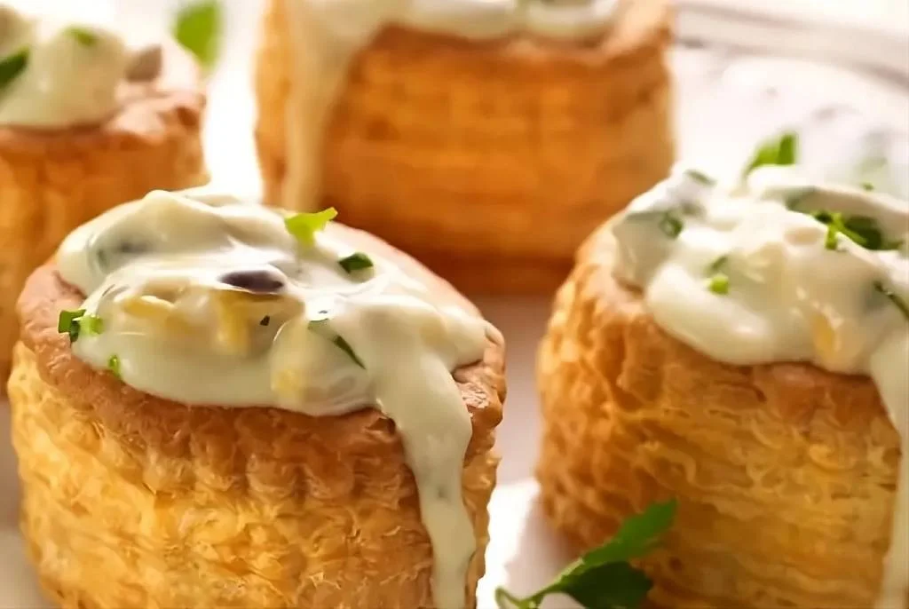 Vol-au-vent de moules savoureuses