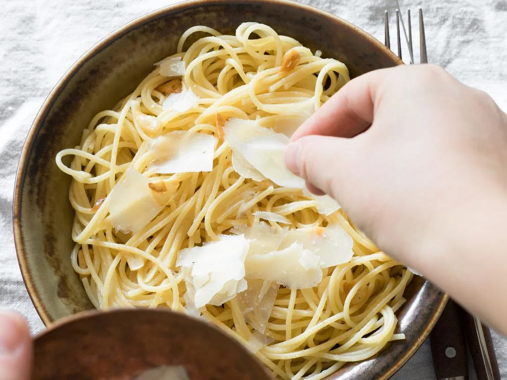 Spaghetti à l'ail