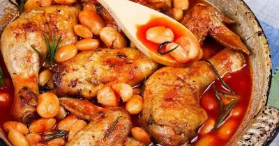 Ragoût minute de haricots blancs et dinde