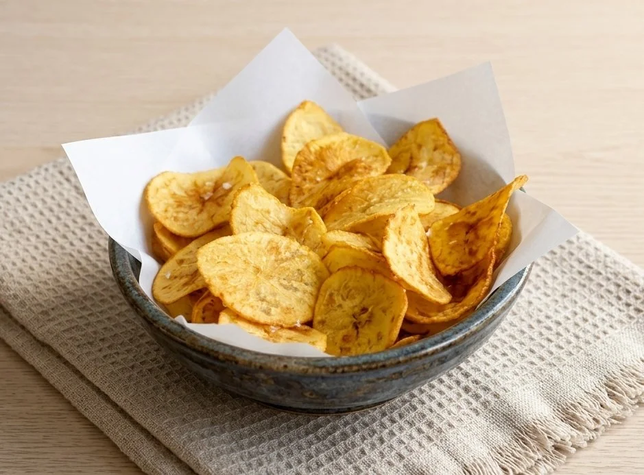 Chips de pommes de terre maison croustillantes