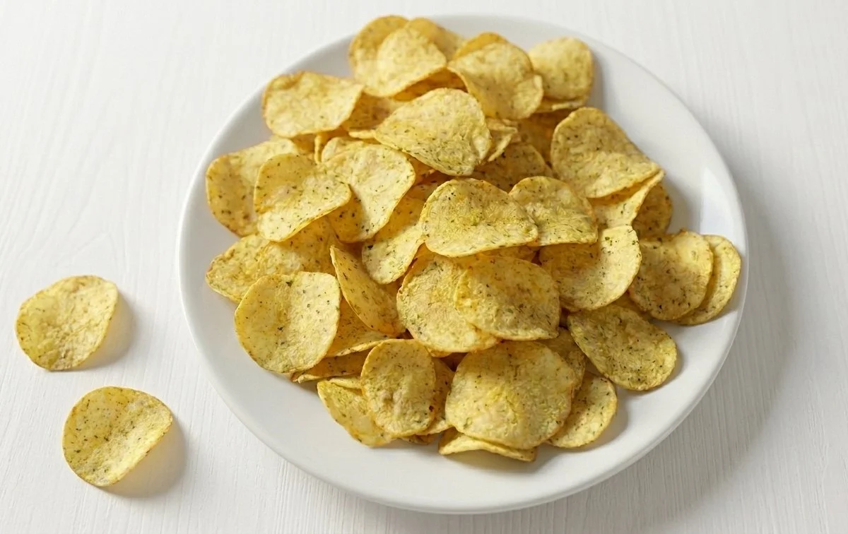 Chips de Pommes de Terre légères au micro onde