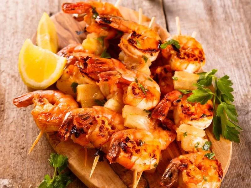 Crevettes marinées