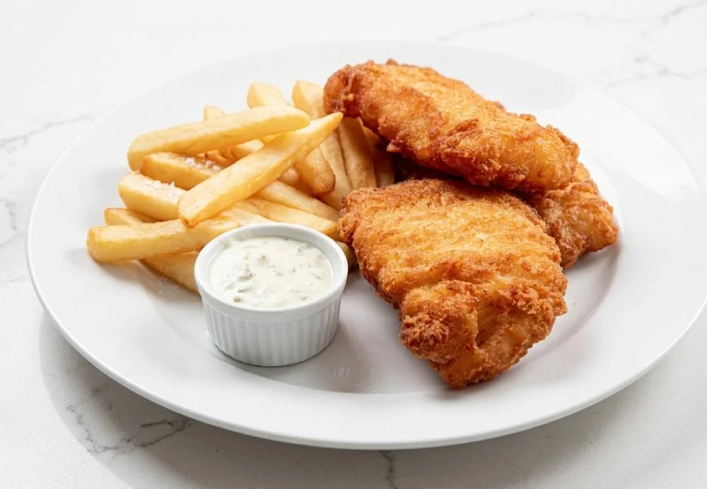 Fish and chips maison