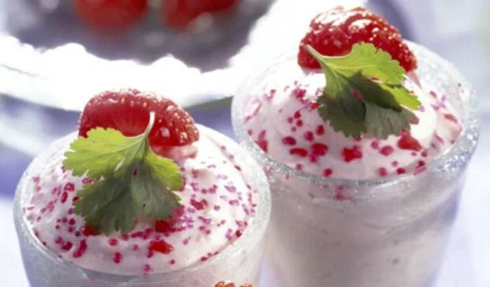 Mousse aux fraises