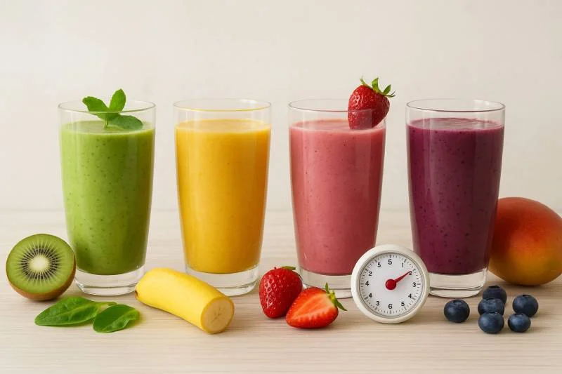 25 recettes de smoothies rapides prêtes en 5 minutes
