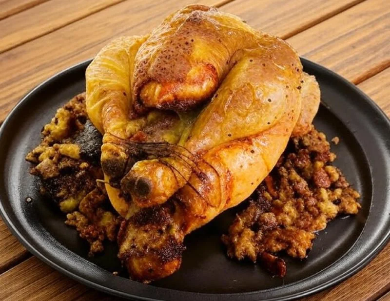 Chapon farci aux marrons