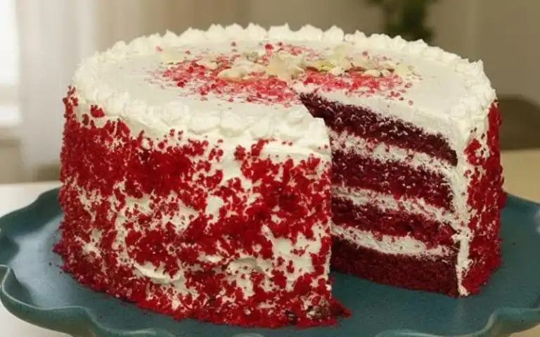Gâteau rouge velours