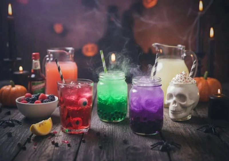 10 Recettes Express de Boissons d'Halloween Prêtes en 10 Minutes