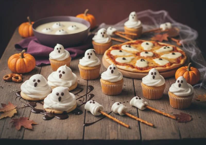 13 Recettes de Fantômes d'Halloween Faciles et Amusantes