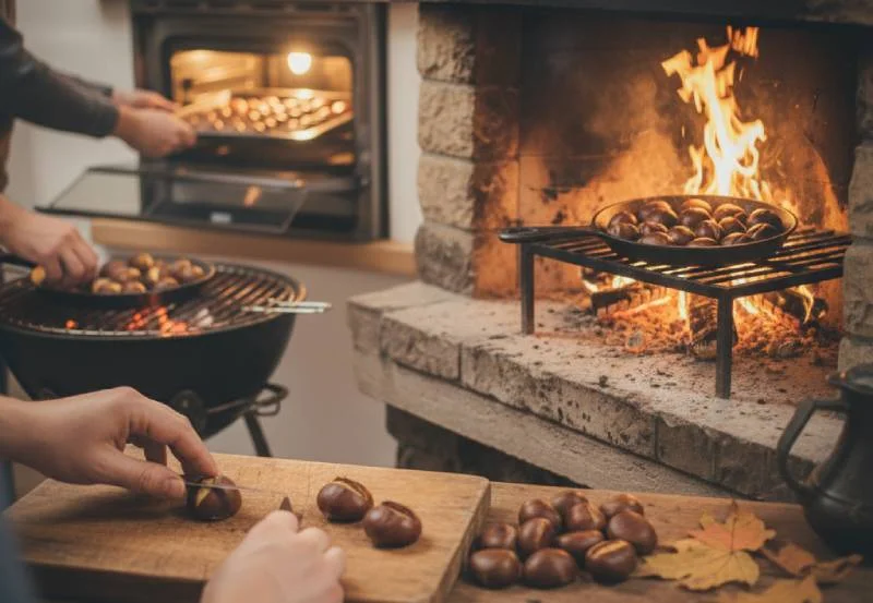 Griller les Châtaignes à la Maison