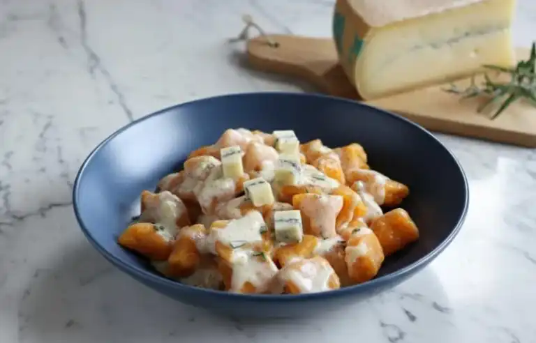 Gnocchi de potiron au Morbier