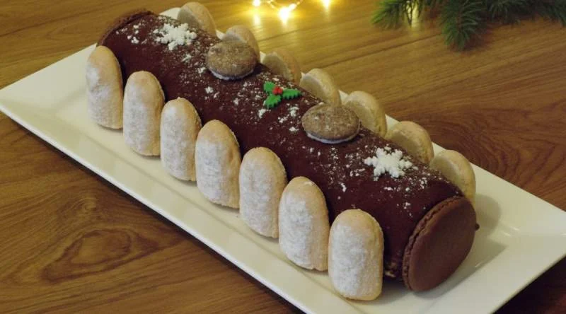 Bûche de Noël façon Tiramisu