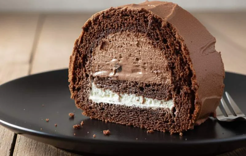 Bûche façon forêt noire