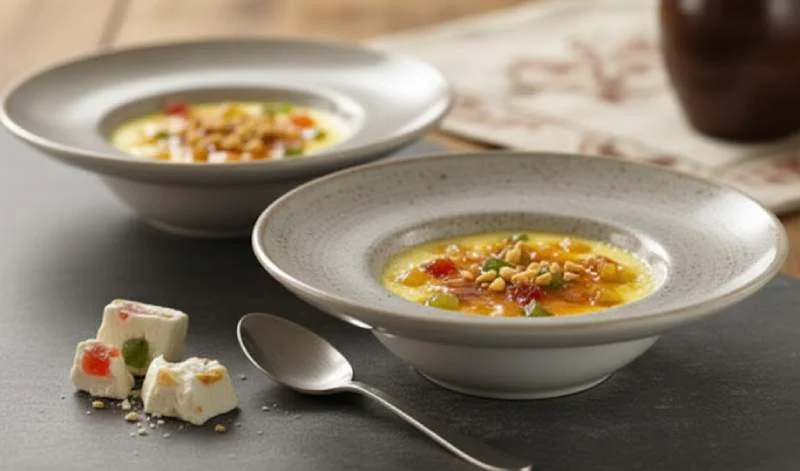 Crème brûlée au nougat