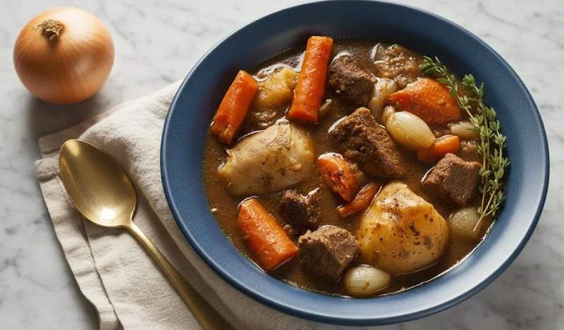 Fricassée de chapon au miel et au muscat