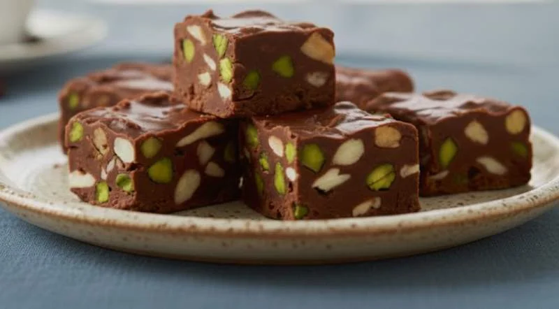 Nougat tendre au chocolat