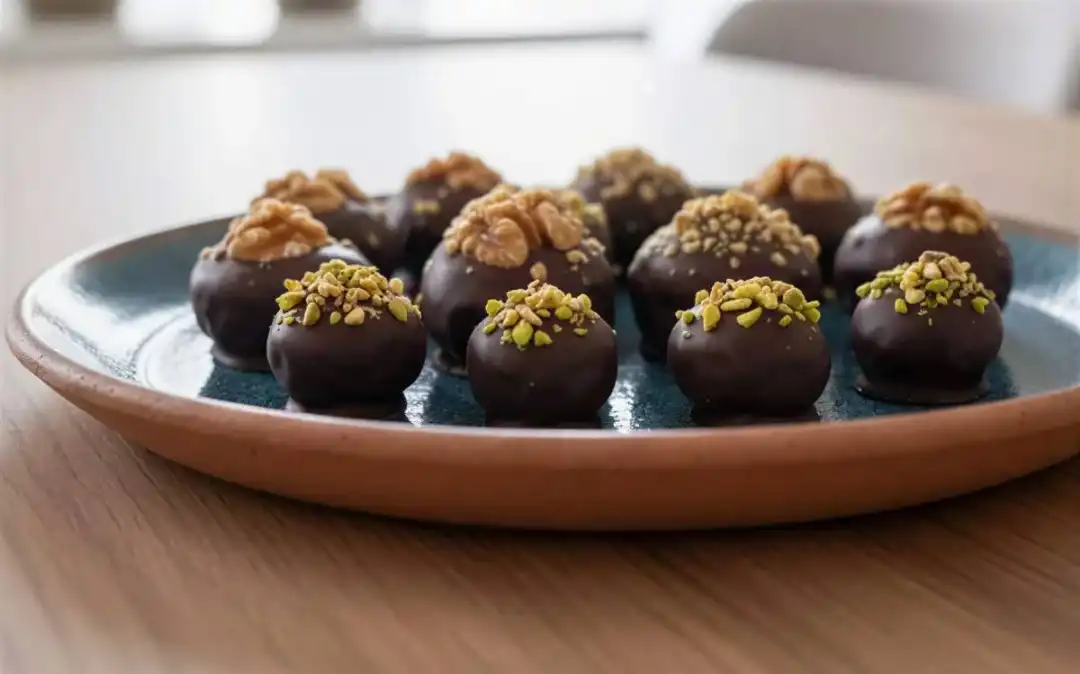 Bonbons de chocolat croustillants