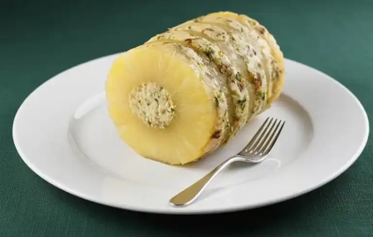 Bûche glacée à l'ananas