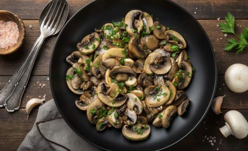 Salade de champignons de Paris