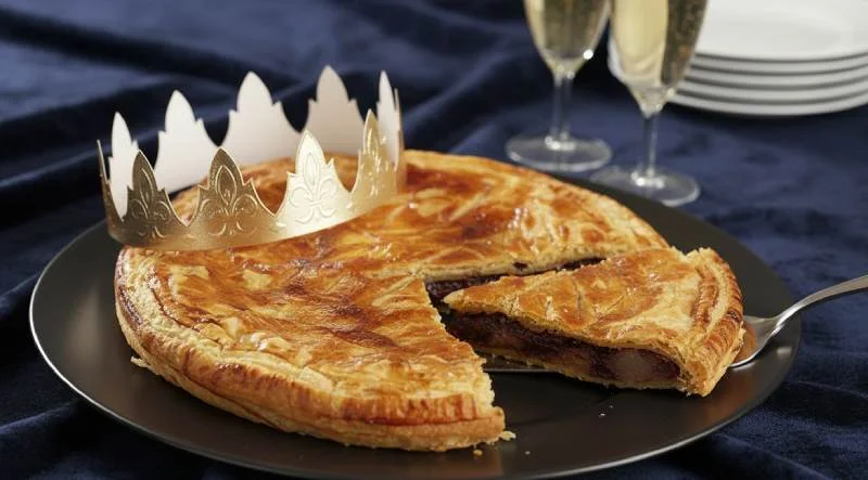 Galette des Rois au chocolat et aux poires