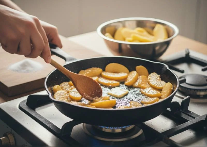 Préparer les pommes
