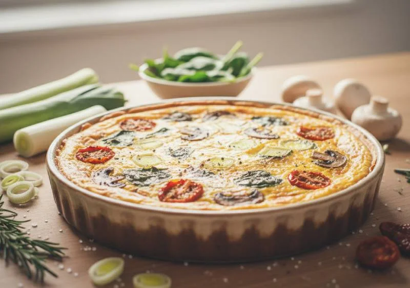 Quiche aux Poireaux sans Pâte (Version Légère)