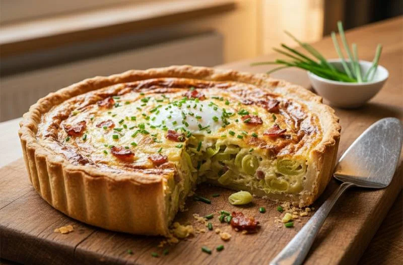 Quiche aux Poireaux : Recettes Faciles, Classique, Lorraine, Sans Pâte