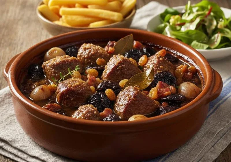 Ragoût de veau aux pruneaux